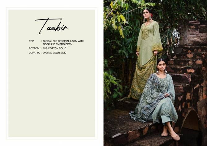 Taabir By Fida Heavy Printed Designer Salwar Kameez Catalog
